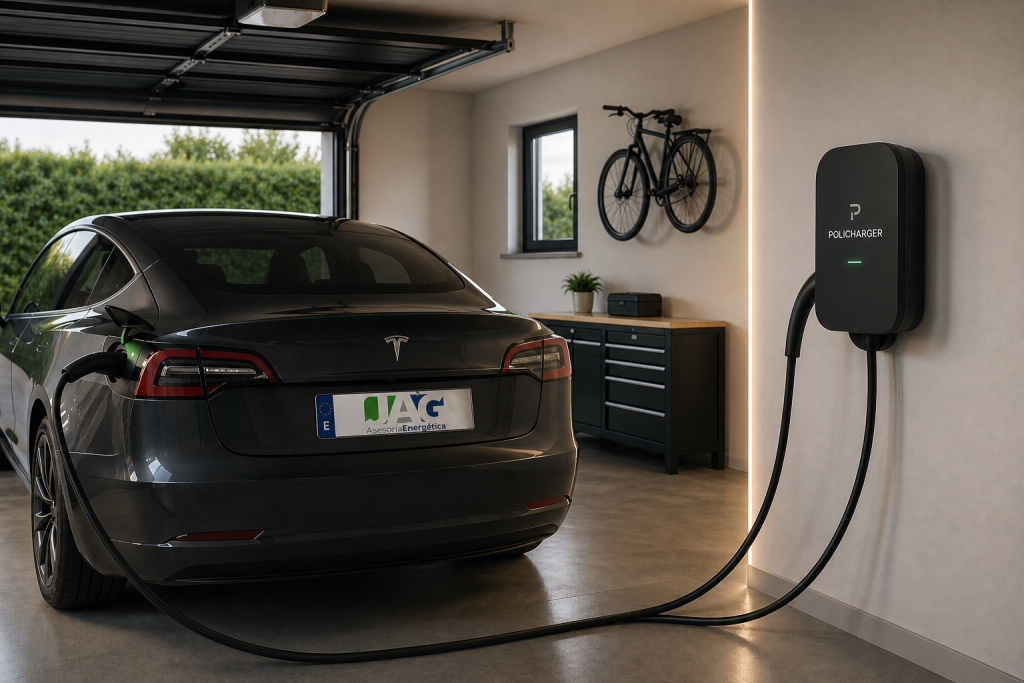 policharger tesla cargador wallbox murcia